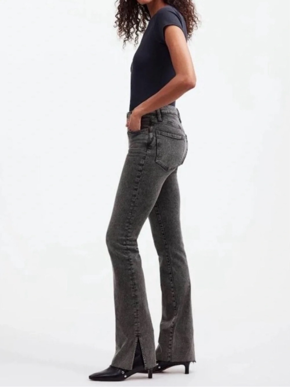 Madewell Kickout Full length flare-size 27 PAYNEs wash